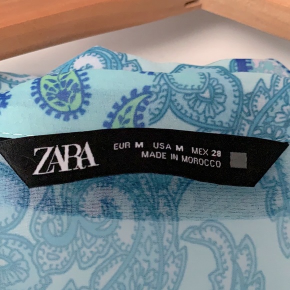 Zara Patchwork Blouse - Picture 6 of 6